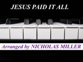 Jesus Paid It All piano sheet music cover
